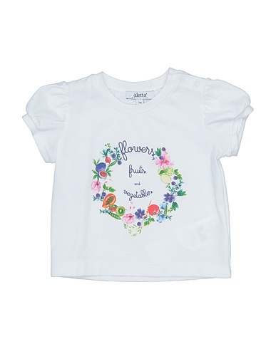 ALETTA T-shirt White 96% Cotton, 4% Elastane
