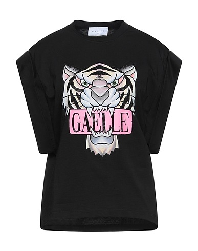 GAëLLE Paris Ｔシャツ ブラック コットン 100%