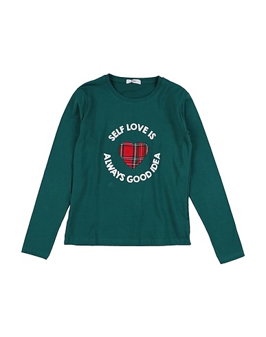 Y-CLÙ T-shirt Green 94% Cotton, 6% Elastane