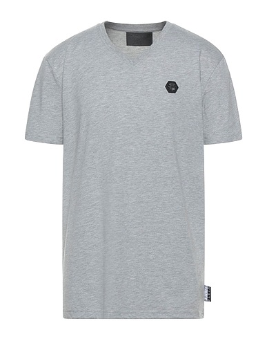 PHILIPP PLEIN T-shirt Light grey 100% Cotton