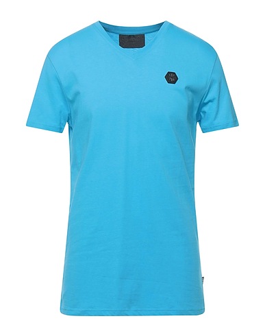 PHILIPP PLEIN T-shirt Azure 100% Cotton