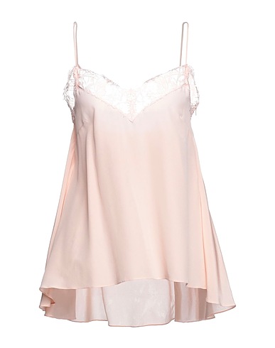 MCQUEEN Camisole Pink 100% Silk, Cotton, Polyamide