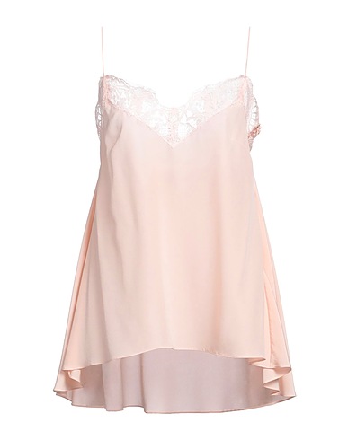 MCQUEEN Cami Salmon pink 100% Silk, Cotton, Polyamide