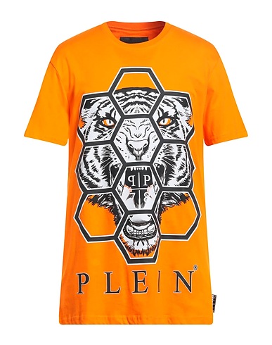 PHILIPP PLEIN T-shirt Orange 100% Cotton