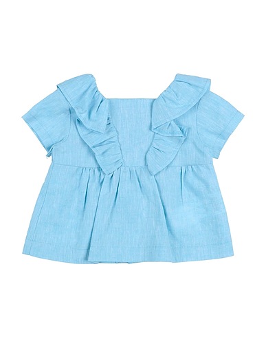 ALETTA Top Celeste 100% Cotone