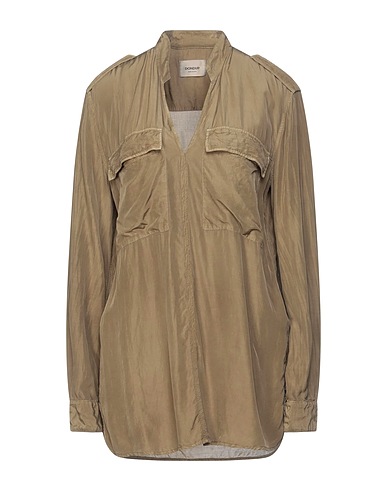 DONDUP Top Khaki 53% Viscose, 40% Modal, 7% Silk