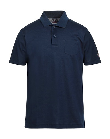 PAUL & SHARK Polo shirt Midnight blue 100% Cotton