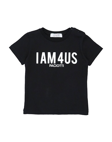 PACIOTTI 4US T-shirt Black 100% Cotton