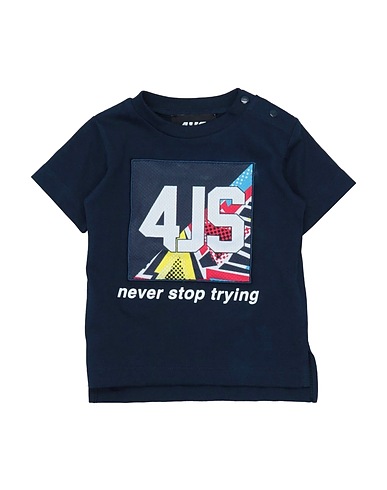 PACIOTTI 4US T-shirt Blu notte 100% Cotone