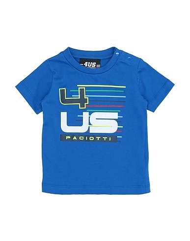 PACIOTTI 4US T-Shirt Blau 100% Baumwolle