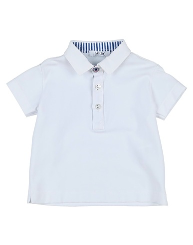 ALETTA Polo shirt White 100% Cotton