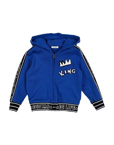 DOLCE&GABBANA Felpa Blu 100% Cotone