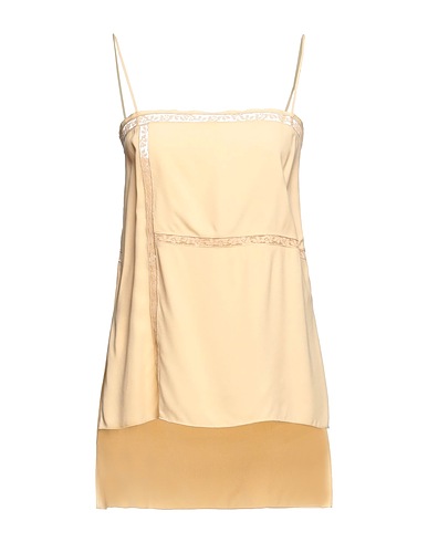CHLOÉ Hemdchen Sand 100% Viskose, Baumwolle, Polyamid