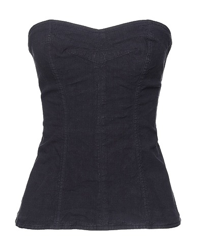 ISABEL MARANT Bustier Black 51% Linen, 47% Cotton, 2% Elastane