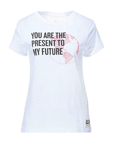 ARMANI EXCHANGE T-shirt Bianco 100% Cotone
