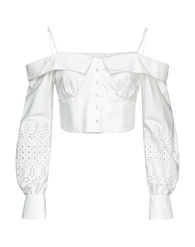 SELF-PORTRAIT Top White 100% Cotton
