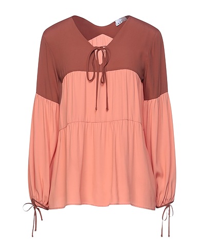 SFIZIO STUDIO Топ без рукавов Лососево-розовый 83% Ацетат, 17% Шелк