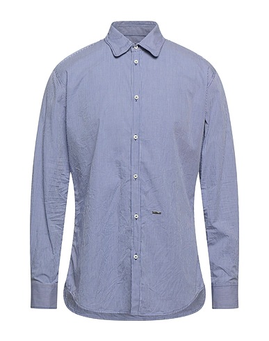 DSQUARED2 Kariertes Hemd Blau 100% Baumwolle