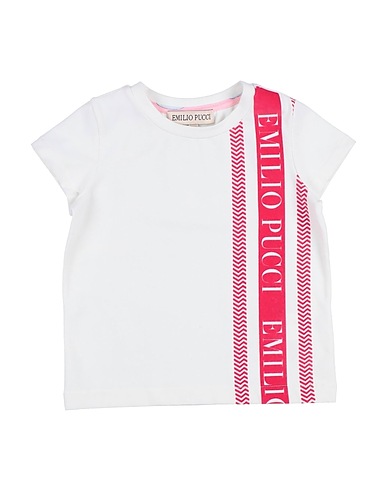 PUCCI T-shirt Ivory 94% Cotton, 6% Elastane