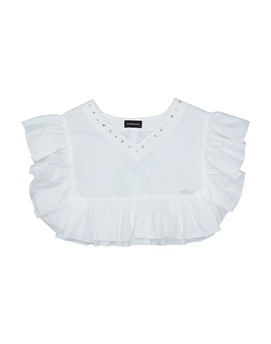 MONNALISA Top White 100% Cotton