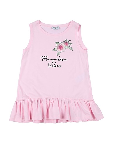 MONNALISA Tank top Pink 100% Cotton