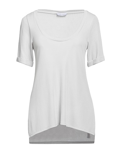 GRAN SASSO T-shirt Grigio chiaro 82% Viscosa, 18% Poliammide
