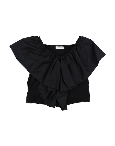 MONNALISA Top NERO 100% Cotone