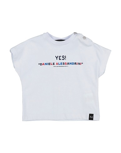 DANIELE ALESSANDRINI T-shirt White 90% Cotton, 10% Elastane