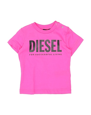 DIESEL T-shirt Fuchsia 100% Cotton