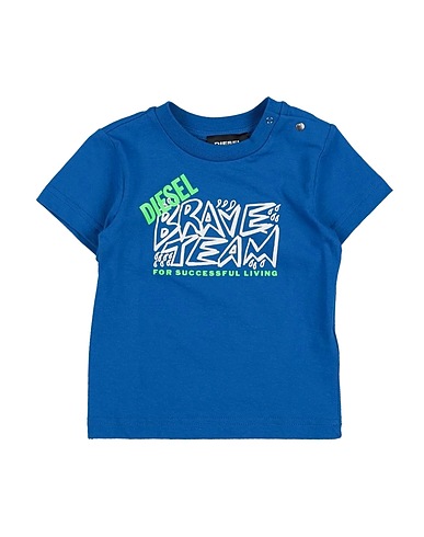 DIESEL T-Shirt Blau 100% Baumwolle