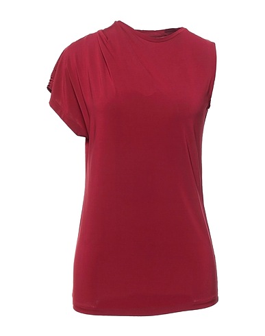 MARELLA T-shirt Burgundy 92% Viscose, 8% Elastane