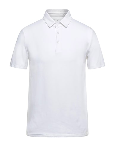 POST SCRIPTUM Polo shirt White 95% Cotton, 5% Elastane