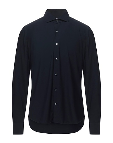 GHIRARDELLI Solid colour shirt NEXT Midnight blue 70% Polyamide, 30% Elastane