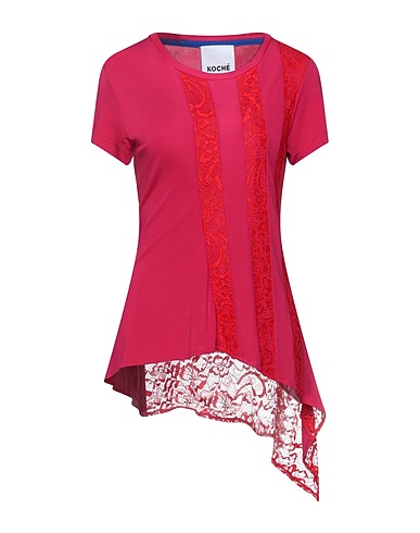 KOCHÉ T-shirt Fuchsia 100% Viscose, Polyamide