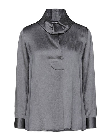 GIORGIO ARMANI Top Grey 51% Acetate, 49% Viscose