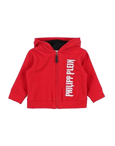PHILIPP PLEIN Sweatshirt Red 93% Cotton, 7% Elastane