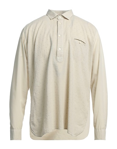 TINTORIA MATTEI 954 Solid colour shirt Beige 100% Cotton