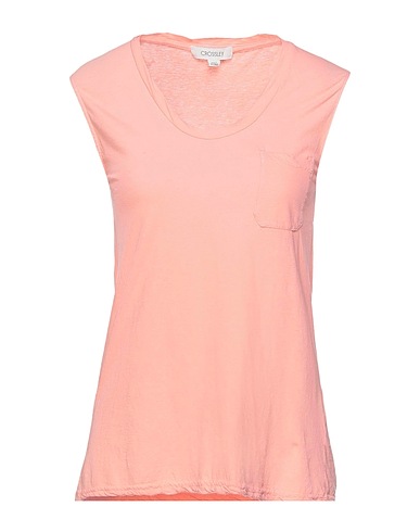 CROSSLEY TOPWEAR Salmon pink 75% Cotton, 25% Linen