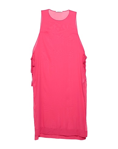 LIVIANA CONTI Midi dress Fuchsia 68% Acetate, 32% Silk