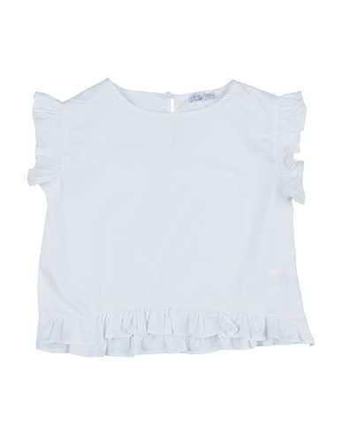 ARTIGLI Girl Top White 100% Cotton