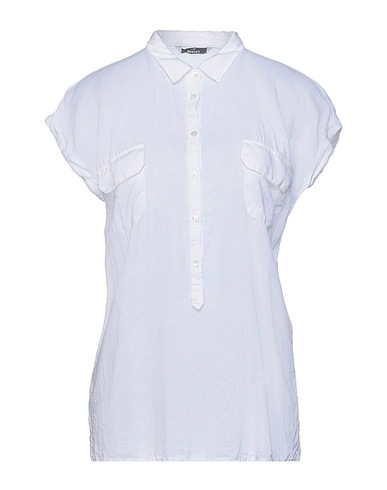 MASON'S Solid colour shirts & blouses White 100% Lyocell