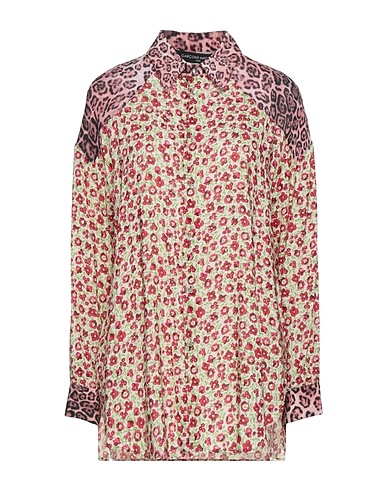 GARÇONS INFIDELES Camicie  e bluse fantasia Bianco 99% Viscosa, 1% Poliestere