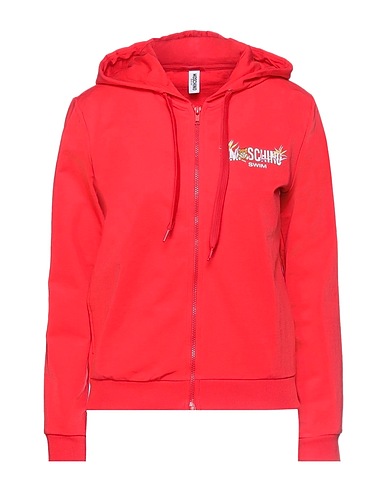 MOSCHINO Hoodie SWIM Rot 95% Baumwolle, 5% Elastan