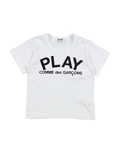 COMME des GARÇONS PLAY T-shirt White 100% Cotton