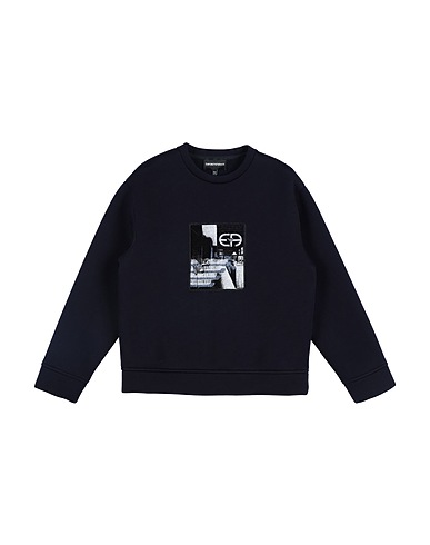 EMPORIO ARMANI Sweatshirt Nachtblau 100% Modal