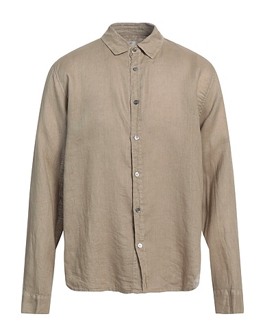 CROSSLEY Linen shirt Military green 100% Linen