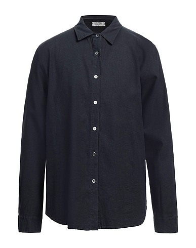 CROSSLEY Linen shirt Midnight blue 100% Linen