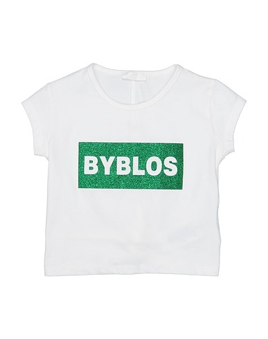 BYBLOS T-shirt Ivory 95% Cotton, 5% Elastane