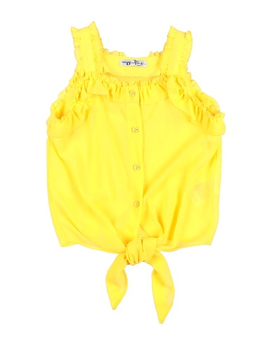 TO BE TOO Camicie e bluse tinta unita Giallo 65% Poliestere, 35% Nylon