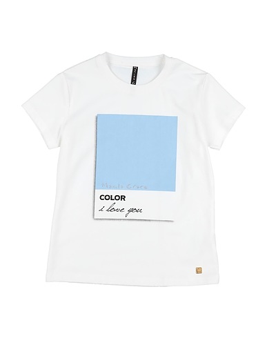 MANILA GRACE T-shirt White 94% Cotton, 6% Elastane